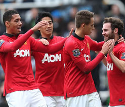 Mata stars in Man United`s victory over Newcastle